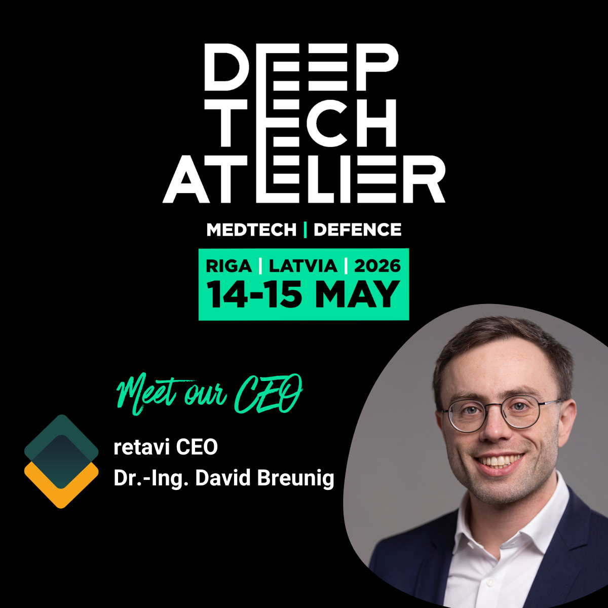 retavi auf dem Deep Tech Atelier 2026 in Riga