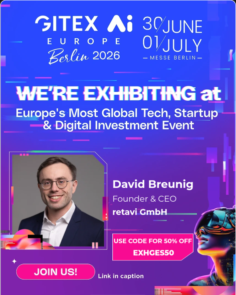retavi auf der GITEX EUROPE 2026 in Berlin